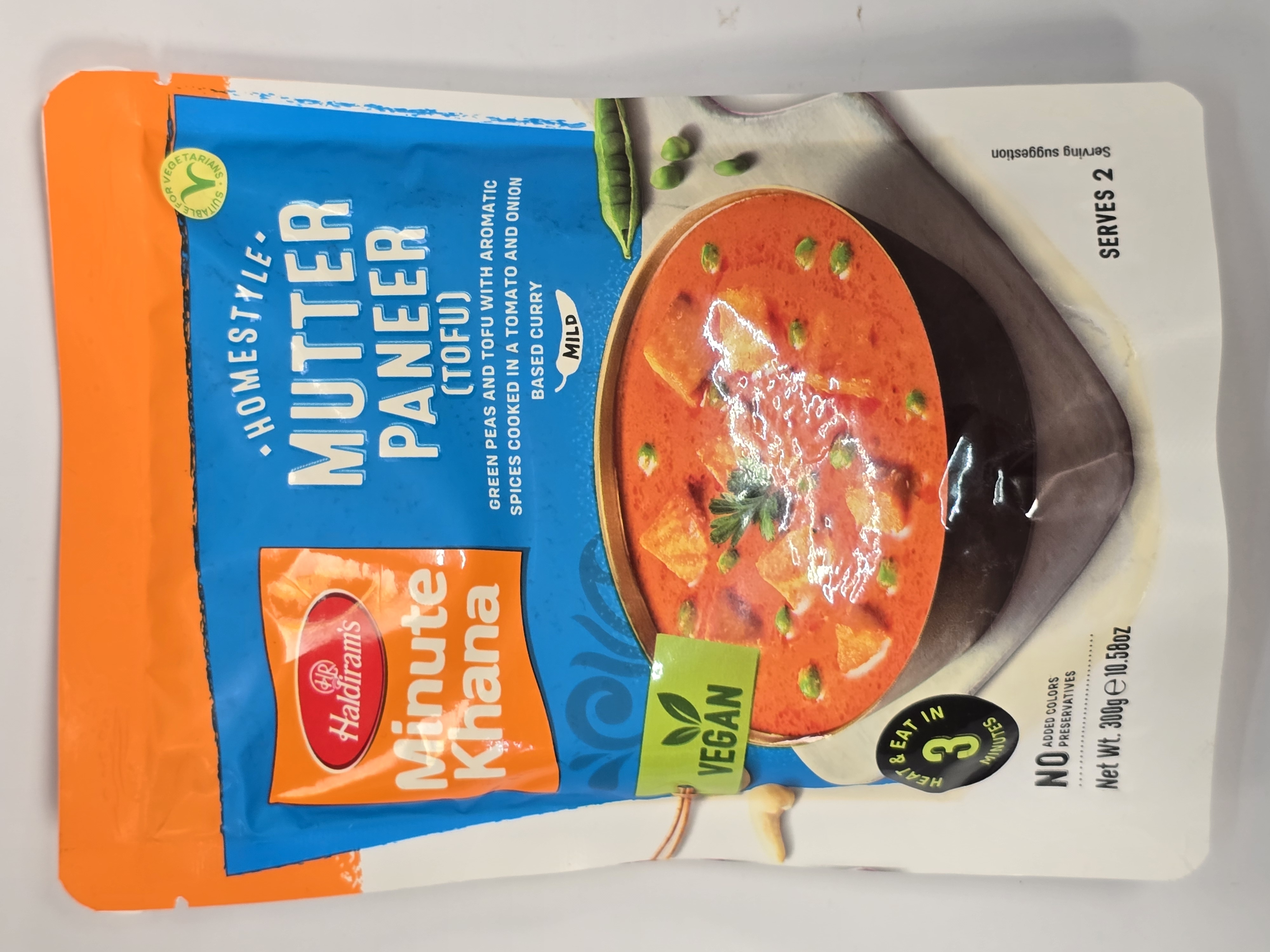 Haldirams mutter paneer rte 300g