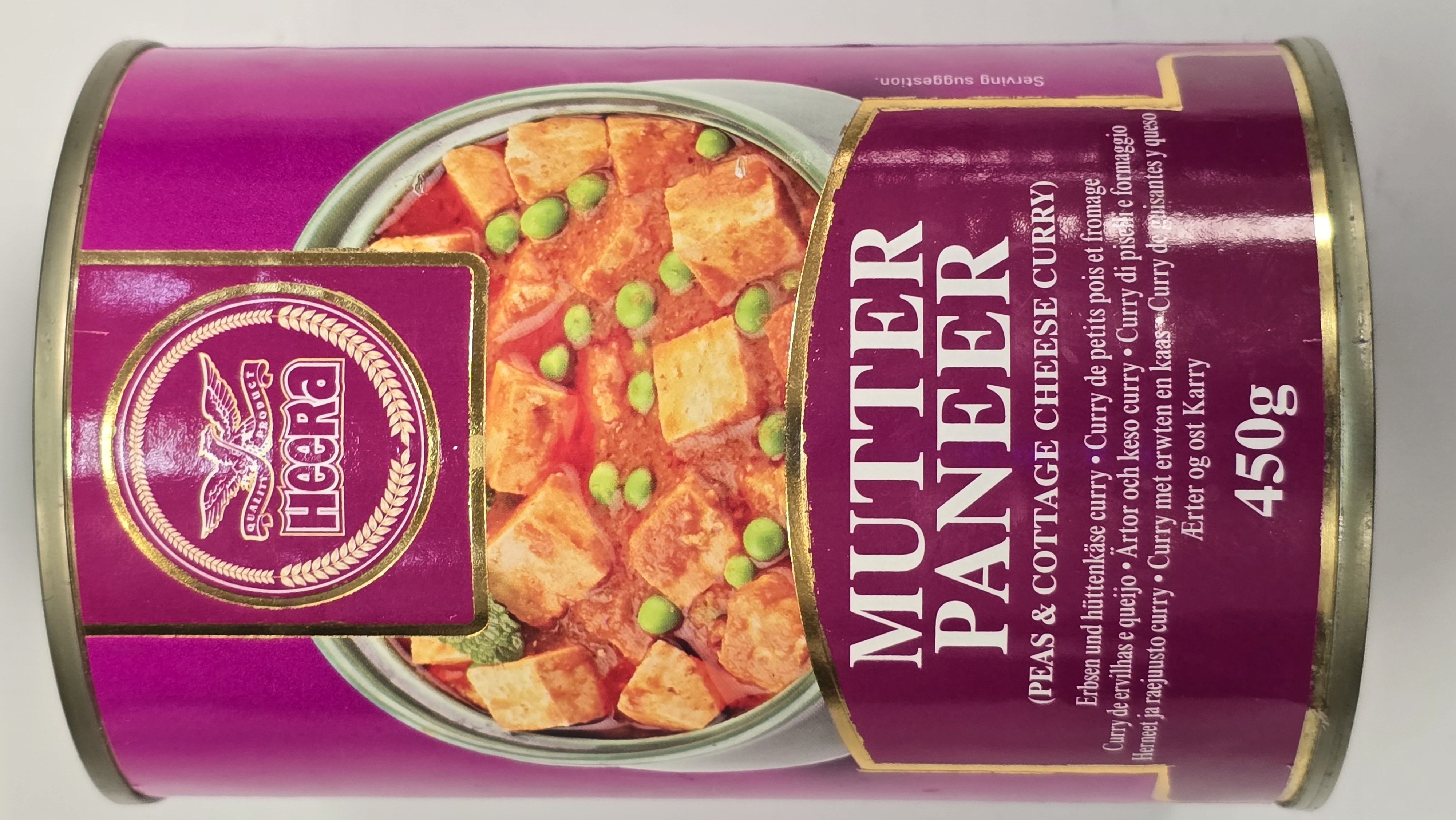 Heera mutter paneer tin 450g