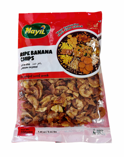 Mayil ripe banana chips 200g