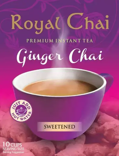 Royal chai ginger sweetened 200g