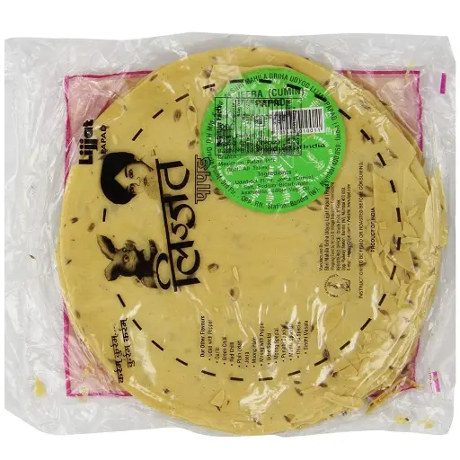 Lijjat papad jeera 200g