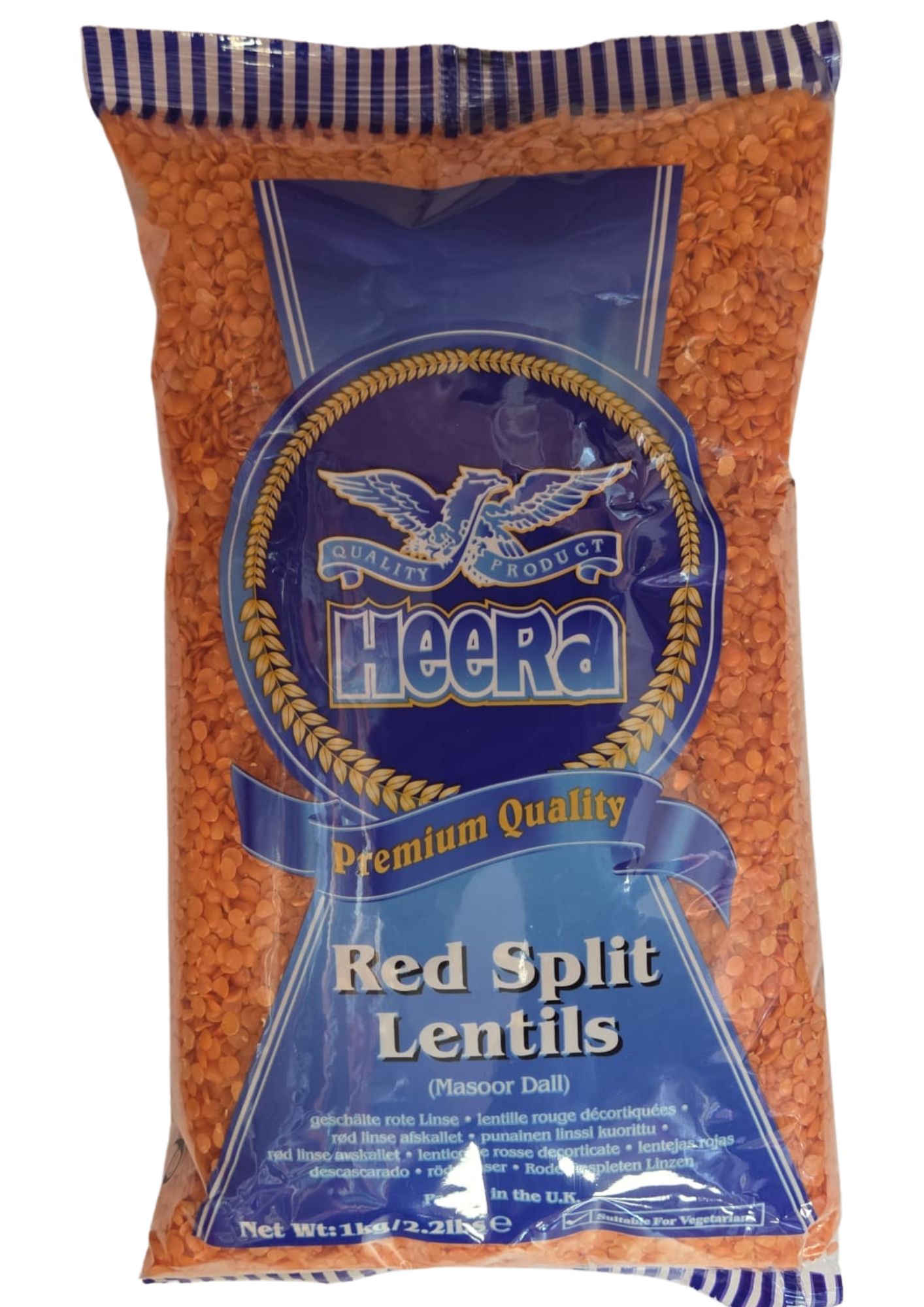 Heera red split lentils 1 kg
