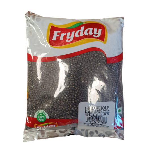 Fryday urid whole 1 kg