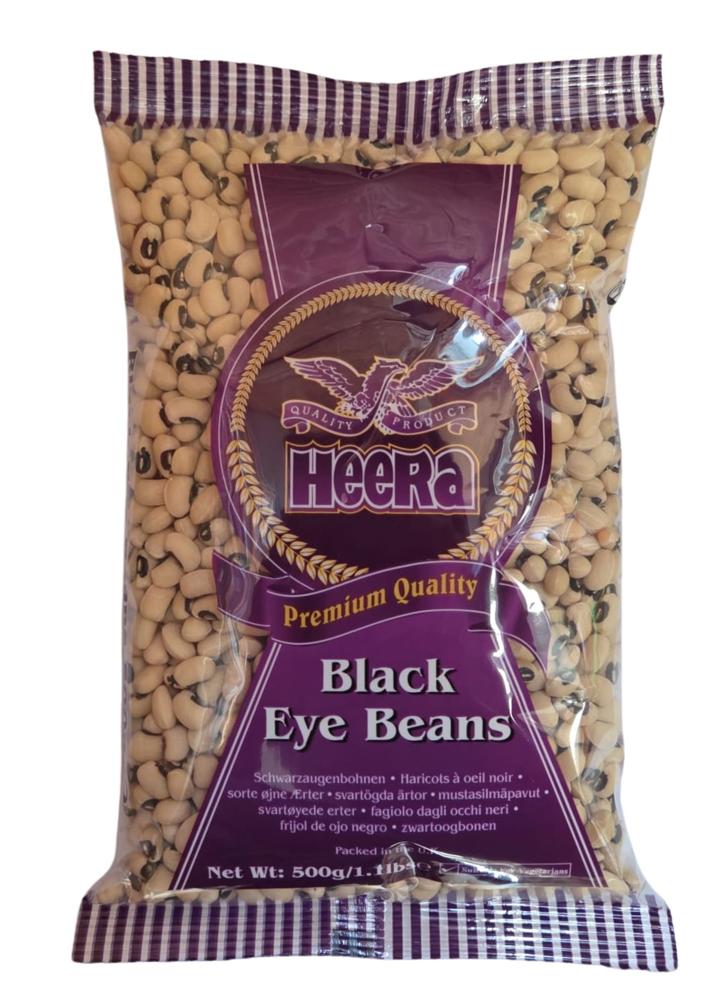 Heera black eye beans 500g