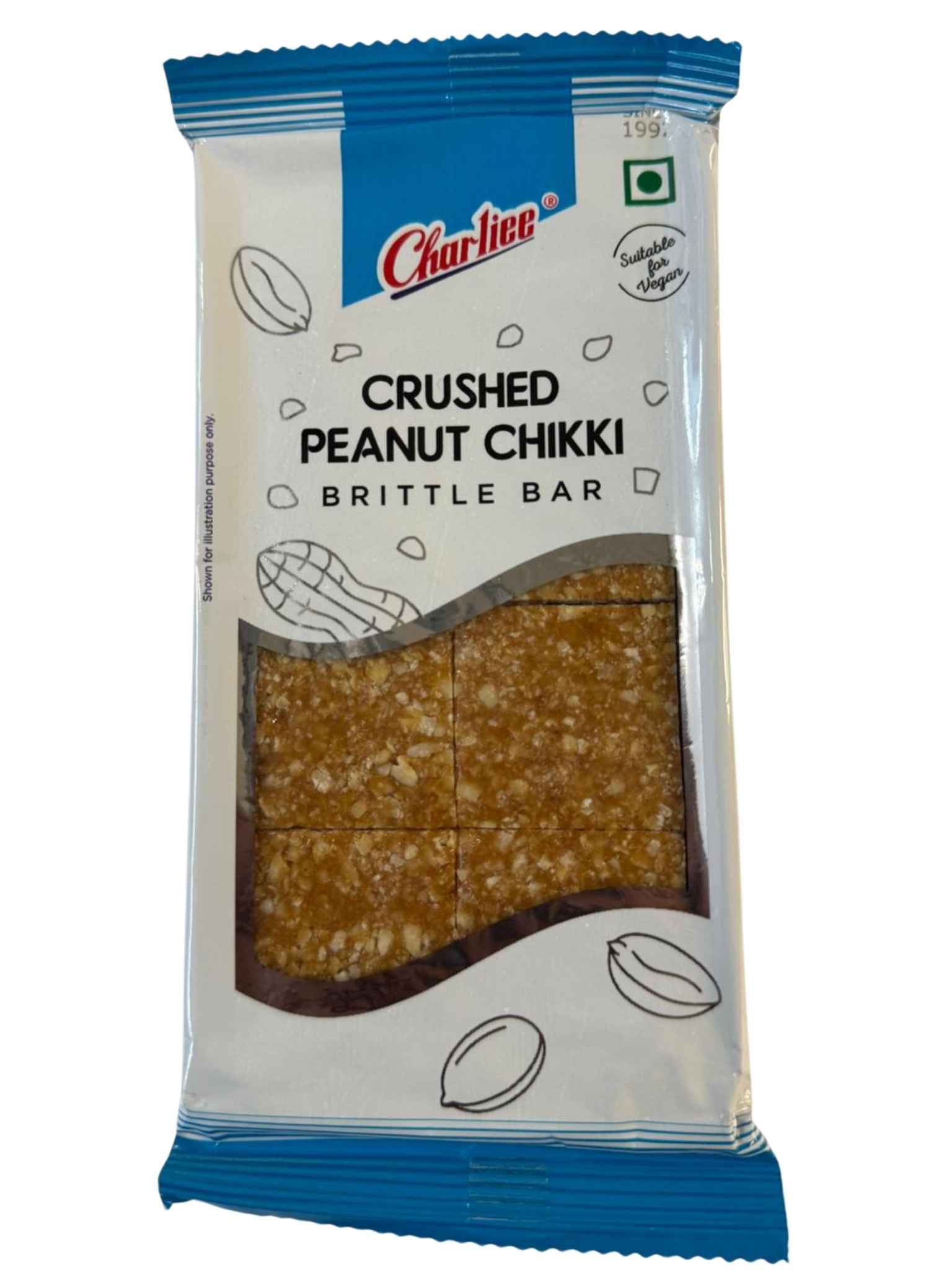 Charliee crushed peanut chikki 100g