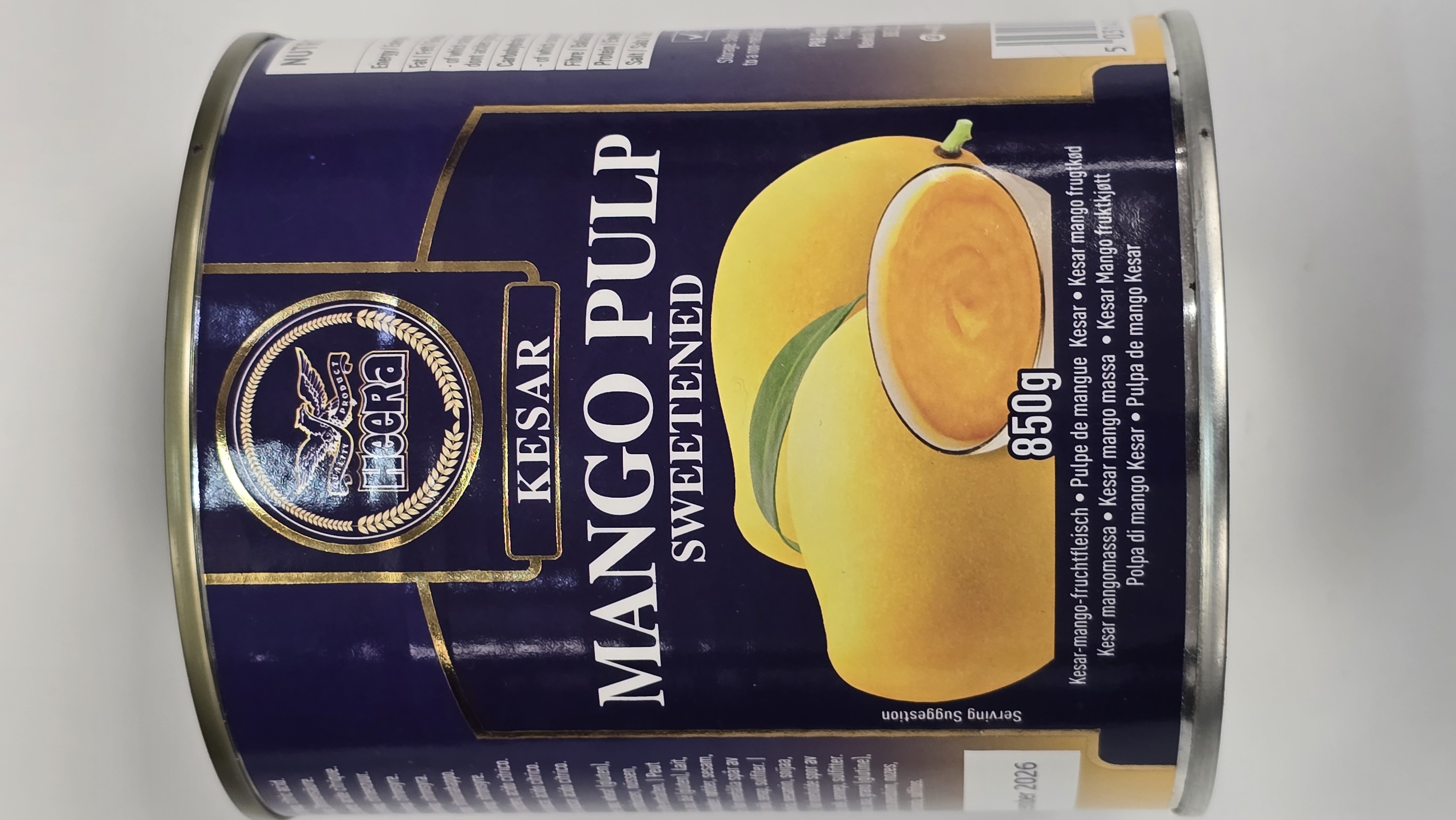 Heera kesar mango pulp