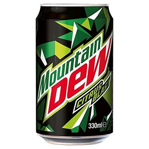 Mountain dew can 330ml