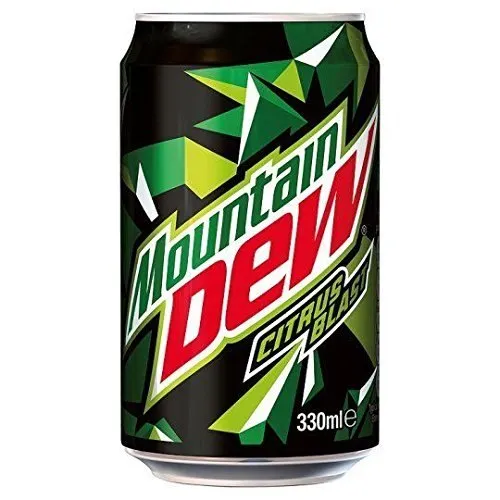 Mountain dew can 330ml