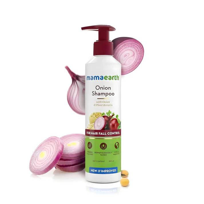 Mamaearth onion hairfall control shampoo 250ml