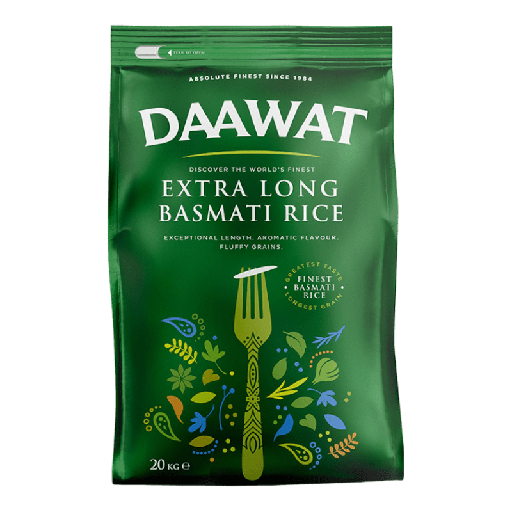 Daawat extra long basmati rice 20kg