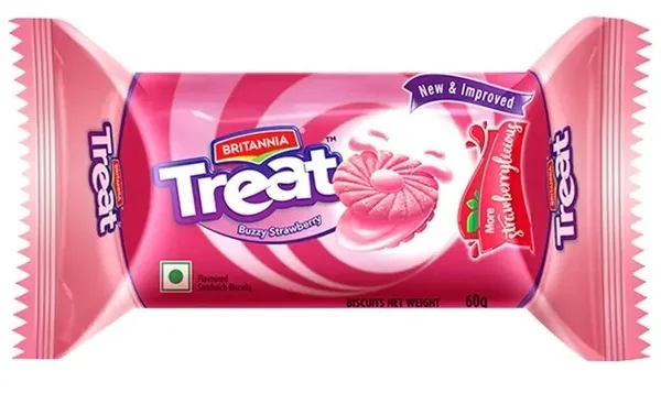 Britannia treat strawberry 100g