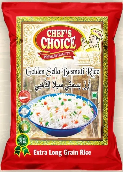 Chefs choice golden sella basmati rice 10kg