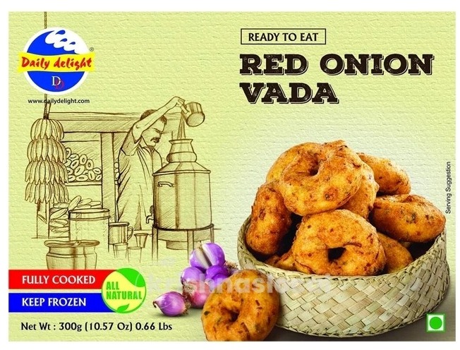 Daily delight red onion vada 300g