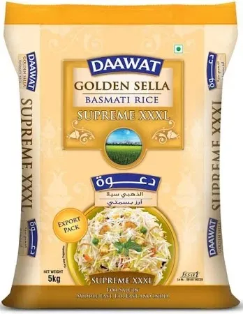 Daawat golden sella basmati rice 5kg