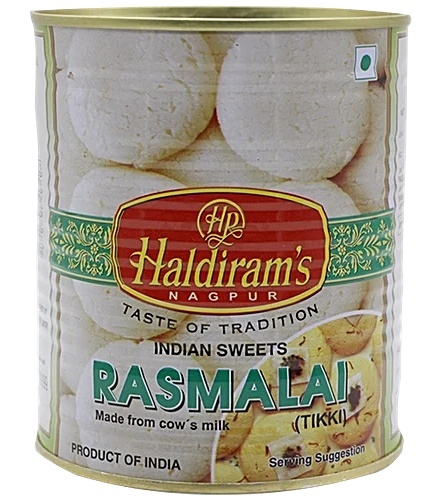 Haldirams rasmalai tikki tin 1kg