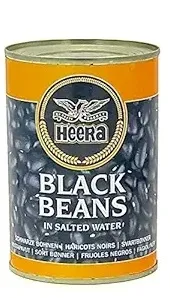 Heera black beans tin 400 gm