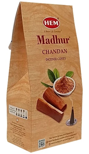 Hem dhoop cone chandan