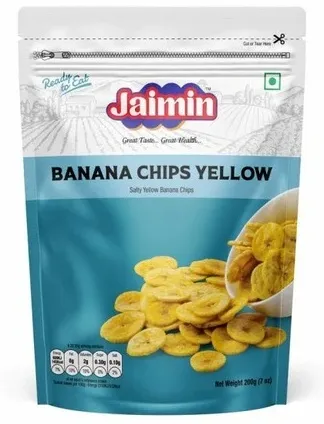 Jaimin banana chips yellow 175g