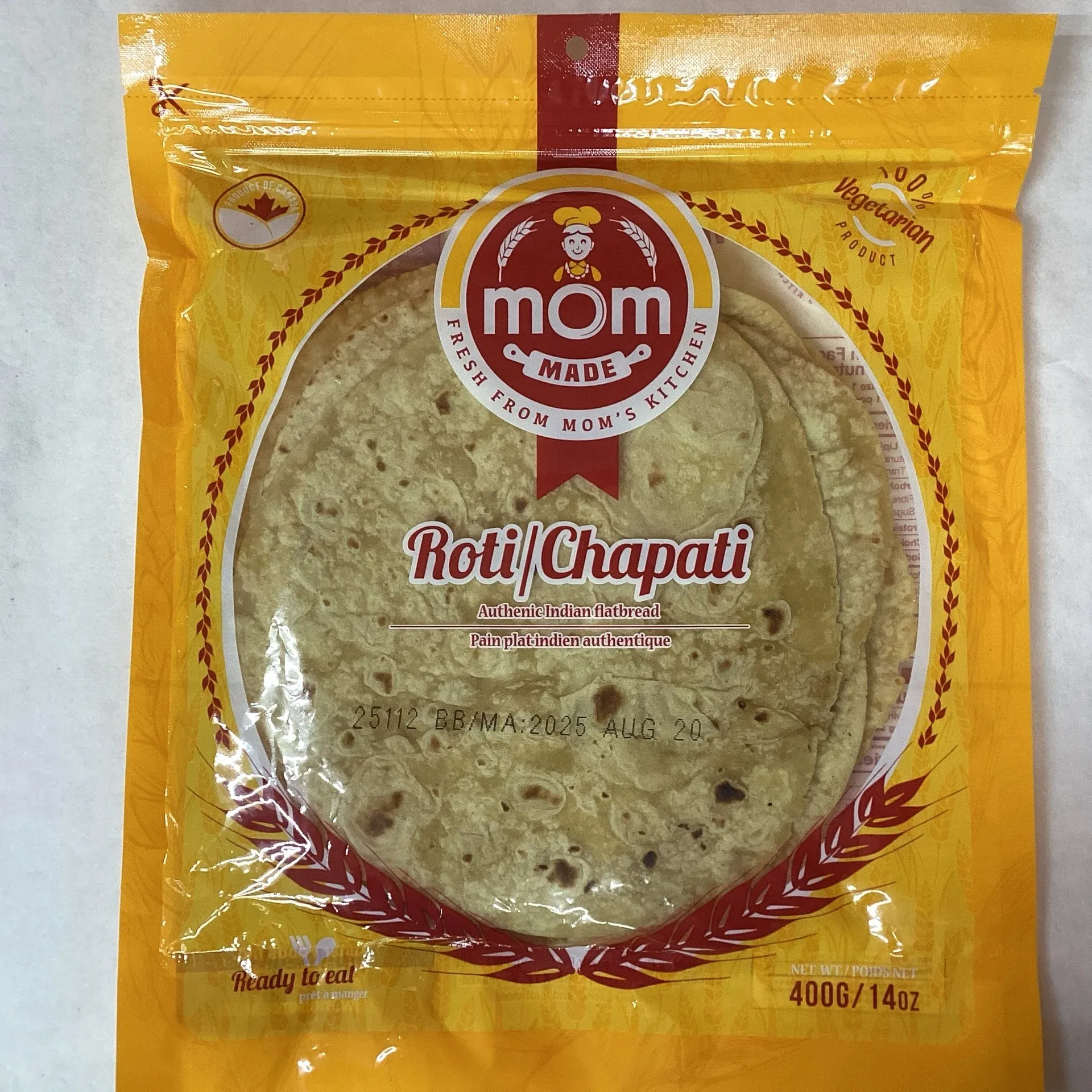 Mom made roti/chapati