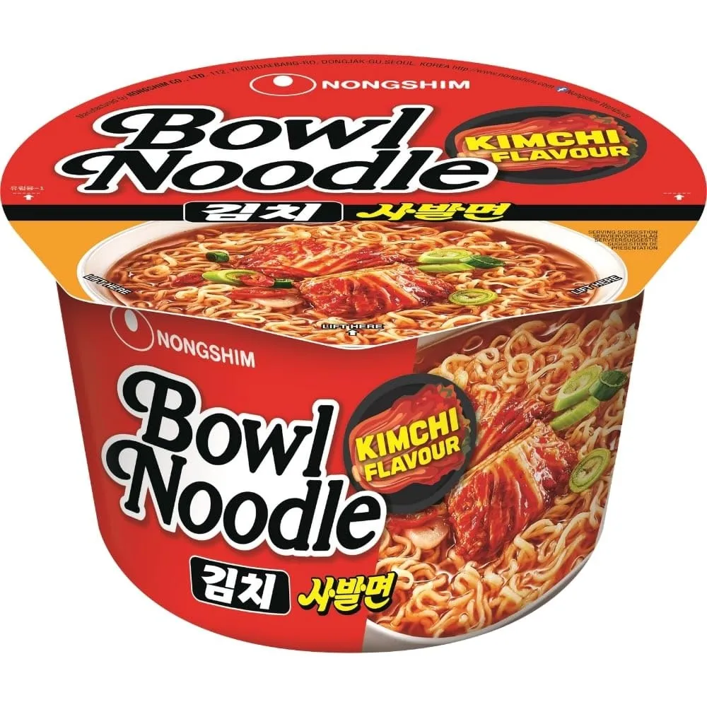 Nongshim bowl noodle kimchi flavour 100g