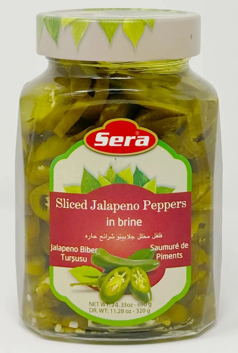 Sera jalapeno peppers 720g