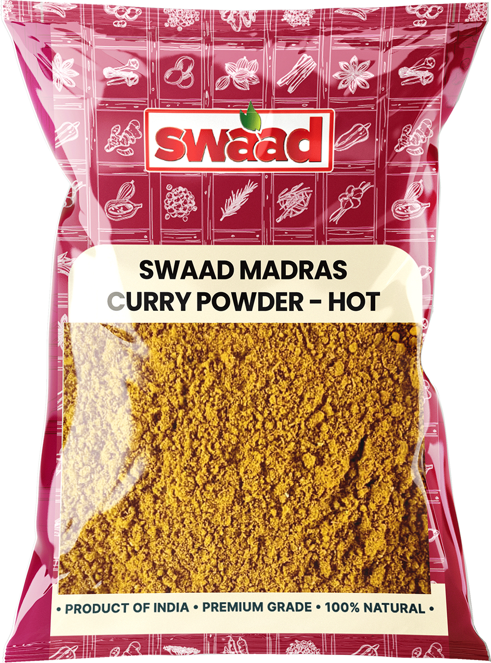 Swaad madras curry powder hot 100g