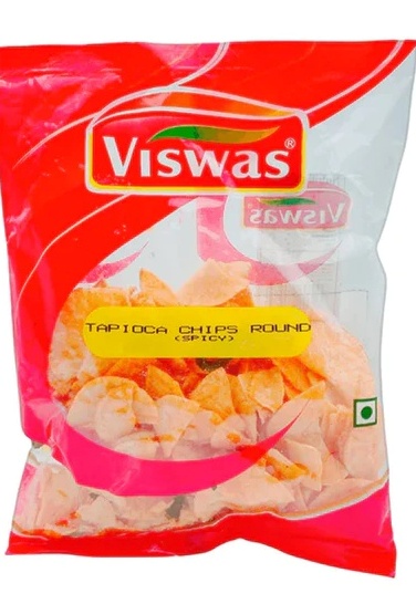 Viswas tapioca chips spicy 200g