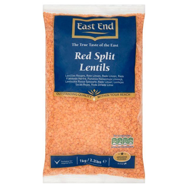 East End Red Split Lentils 1Kg