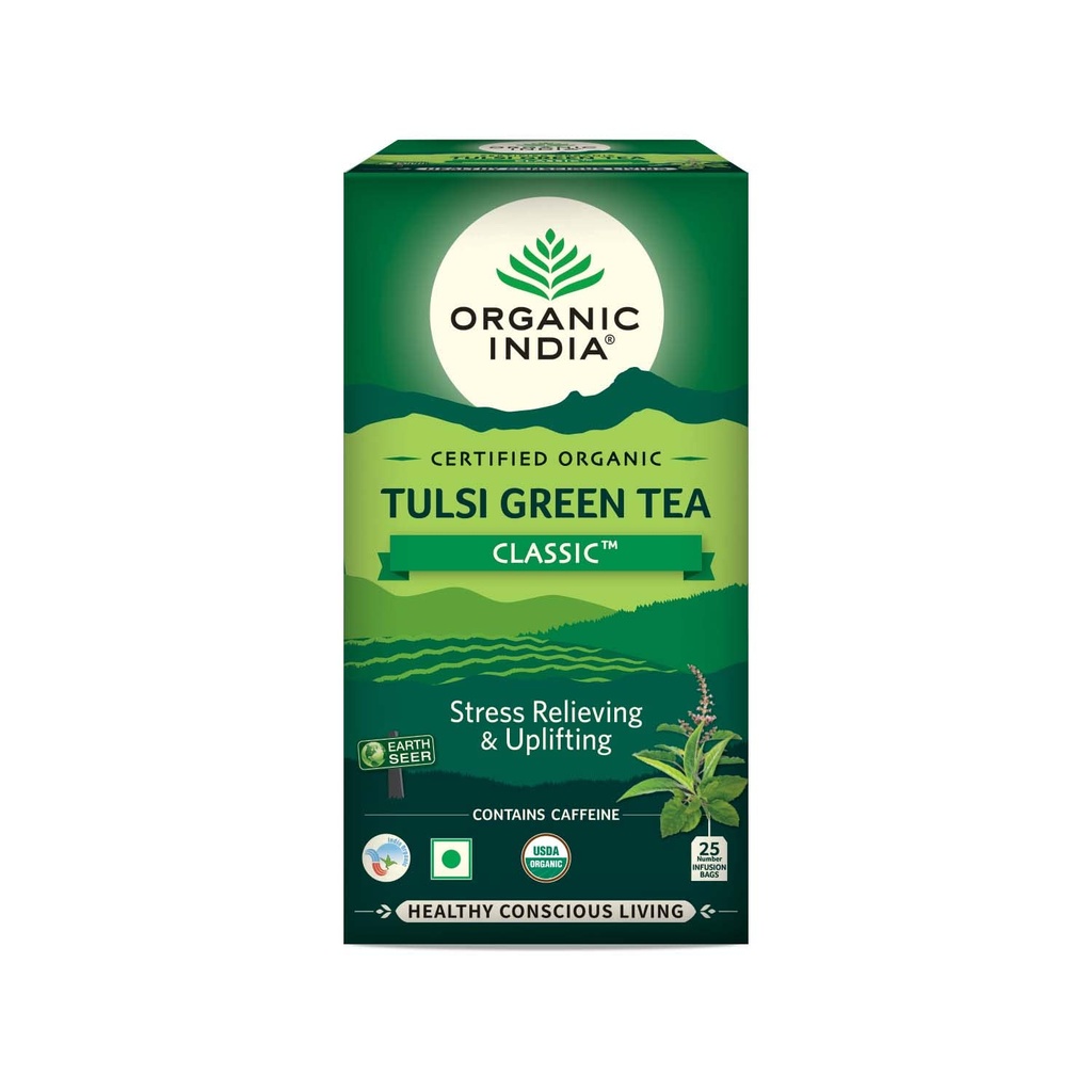 Organic India Tulsi Green Tea Classic 25x1.7G