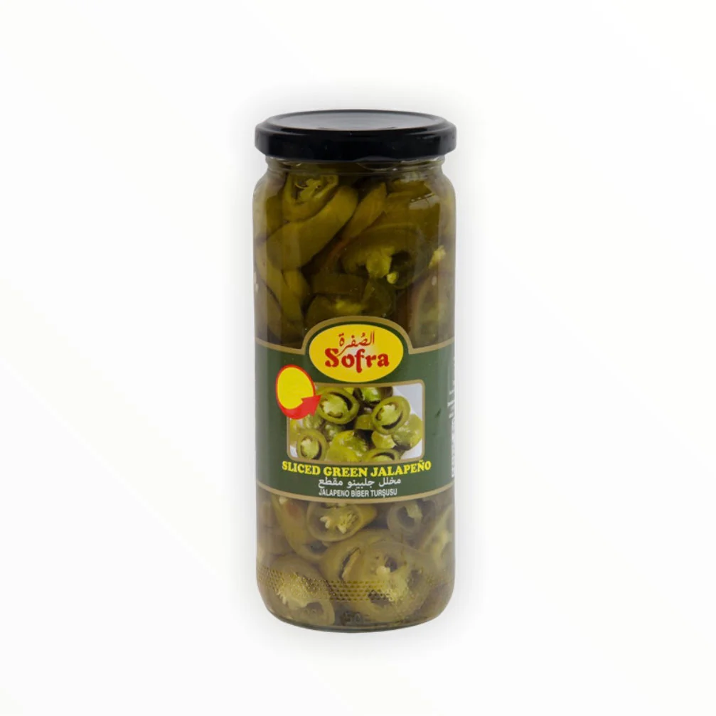 Sofra Sliced Green Jalapeno 480G