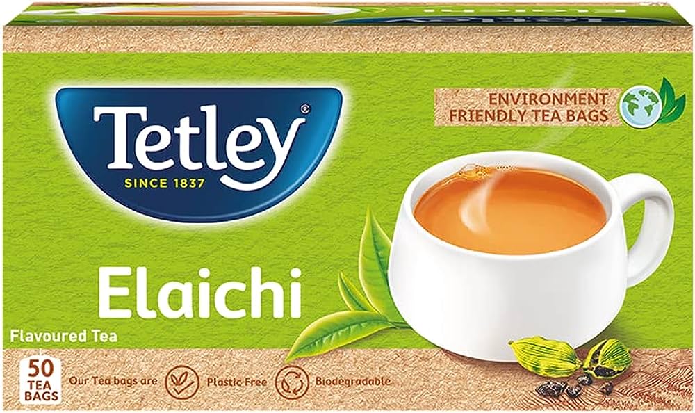 Tetley Elaichi Chai 50 Tea Bags 100g 