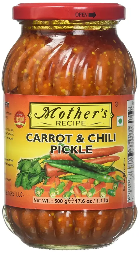 Mother's Carrot & Chilli Pickle 500G