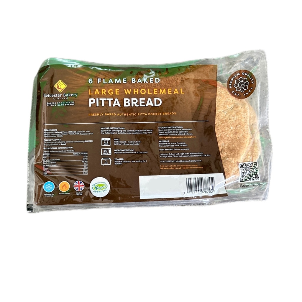 LB Pitta Brown Breads 6 Pcs