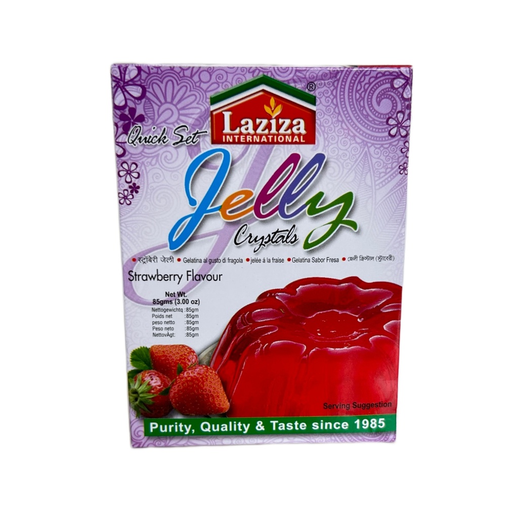 Laziza Jelly Crystals Strawberry 85G