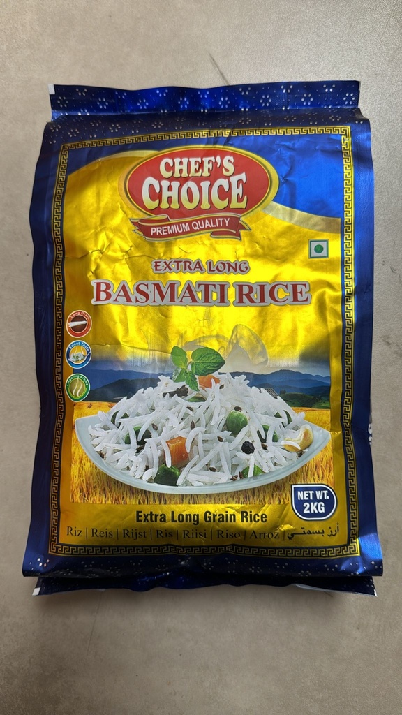 Chef's Choice Basmati Rice 2Kg