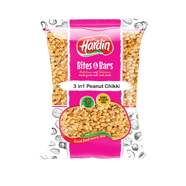 Hardin 3 In 1 Peanut Chikki 200G 