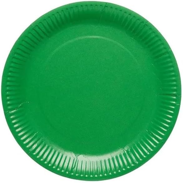 Green Disposable 20 Plates pack