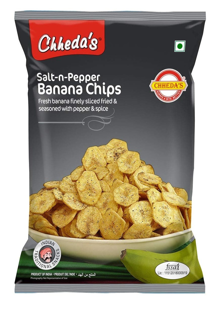 Chheda's Salt & Pepper Banana Chips 170g
