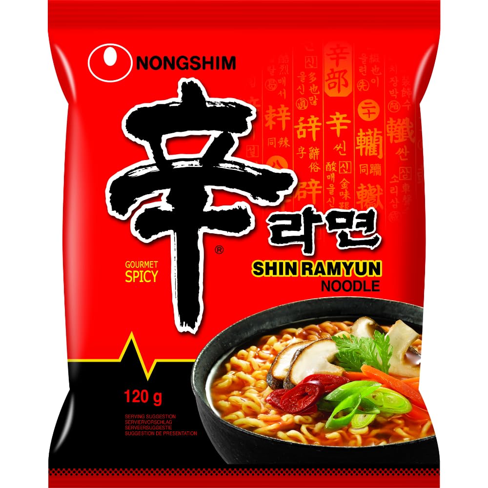 Nongshim Shin Red Super Spicy Noodle 120g