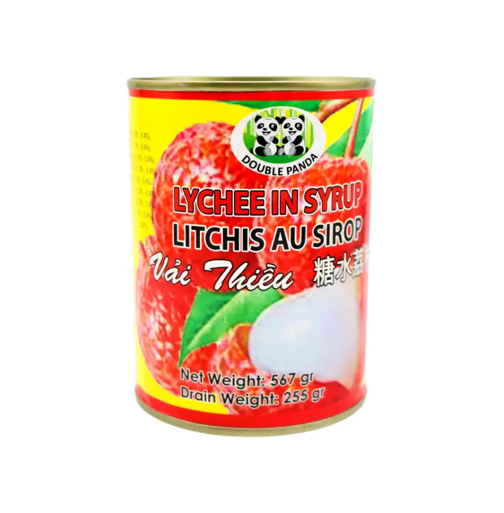 Double Panda Lychee In Syrup 567g