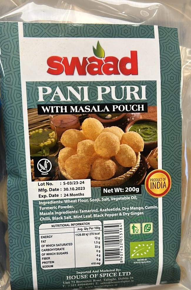 Swaad Pani Puri 200gm