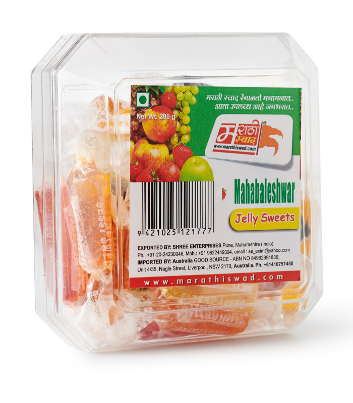 Marathi Swad Mahabaleshwar Fruit Jelly Cubes 200g