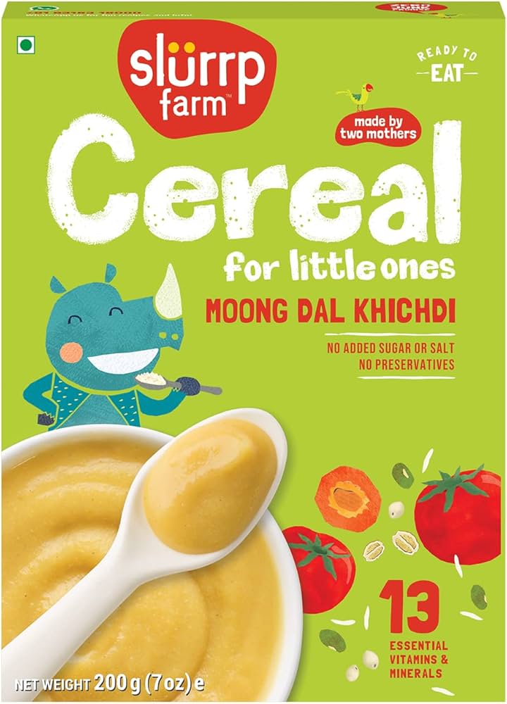 Slurrp Farm Cereal Moong Dak Khichdi 200g
