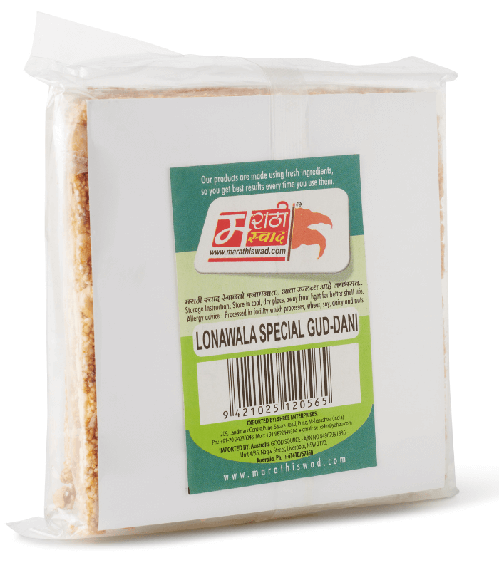 Marathi Swad Lonavla Gud-dani Chikki 200 Gm