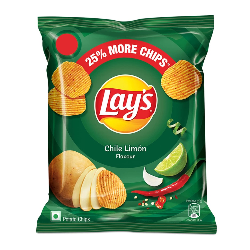 Lays Chilli Lemon Crisps 50G