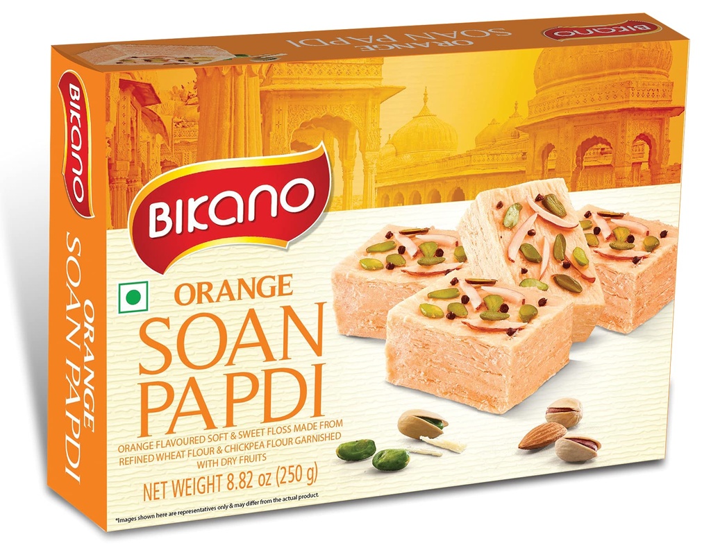 Bikano Soan Papdi Orange 250g