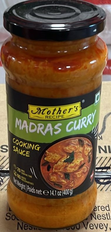 Mother's Madras Curry Sauce 400g
