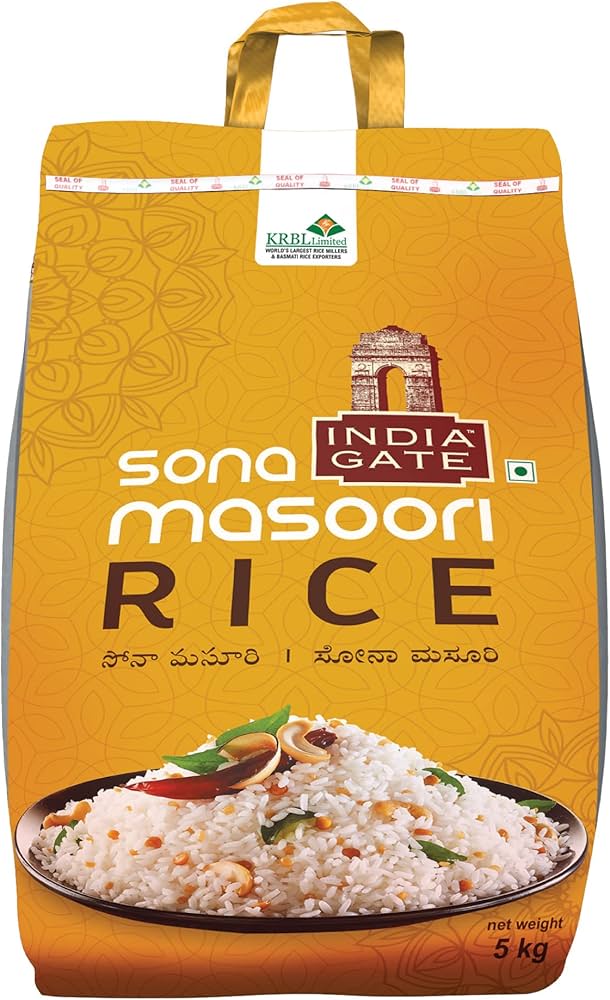 India Gate Sona Masoori Rice 5Kg 