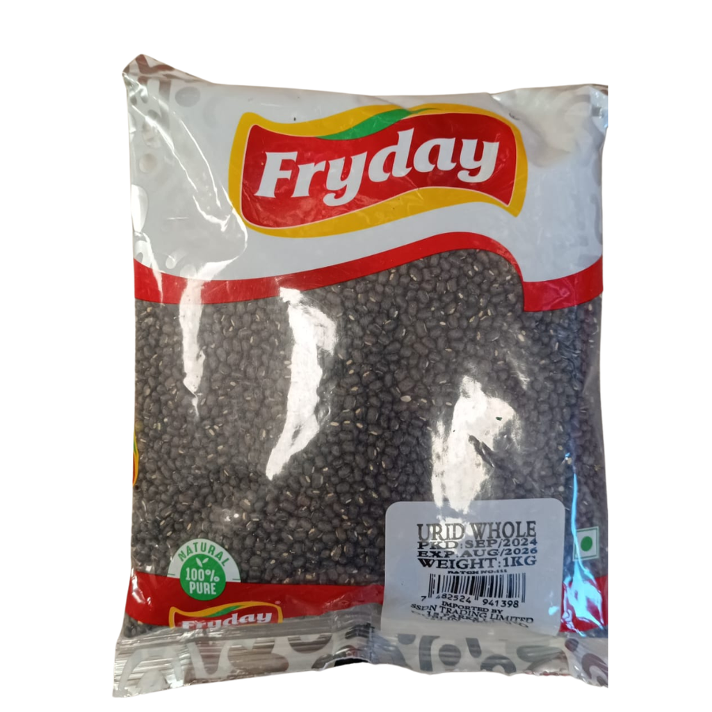 Fryday Urid Whole 1kg