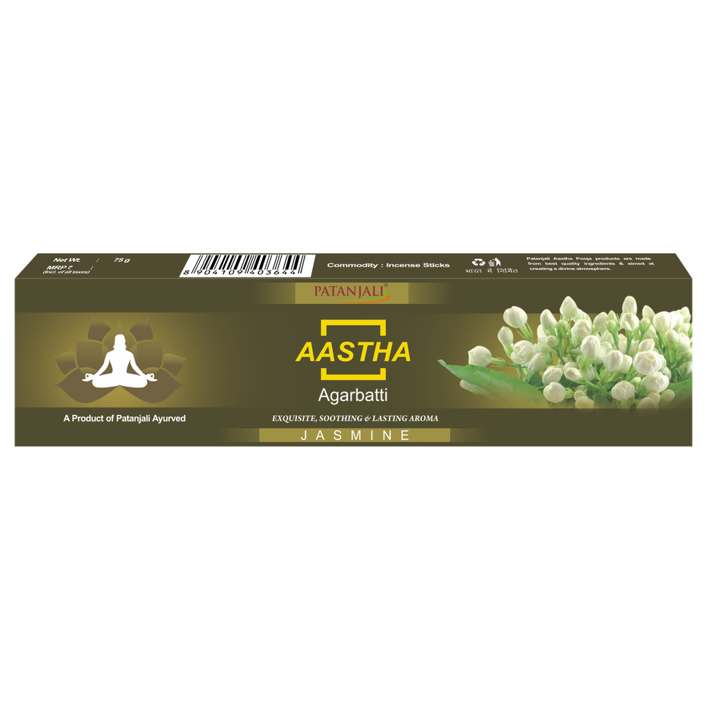 Patanjali Aastha Agarbatti Jasmine 20G 